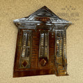 New Orleans Shotgun House Copper Finish Metal Art