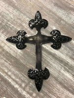 French Metal Cross Wall Art - Damrill Metal Sculpture