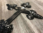 French Metal Cross Wall Art - Damrill Metal Sculpture