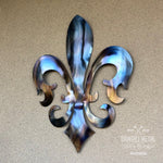 Royal Fleur De Lis Metal Wall Decor Romantic French Country fluer de lis - Damrill Metal Sculpture