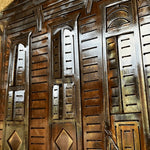 New Orleans Shotgun House Copper Finish Metal Art