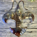 Crawfish Fleur de Lis Metal Art - Damrill Metal Sculpture