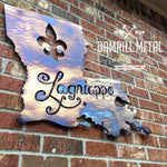 Lagniappe Louisiana Metal Art - Damrill Metal Sculpture