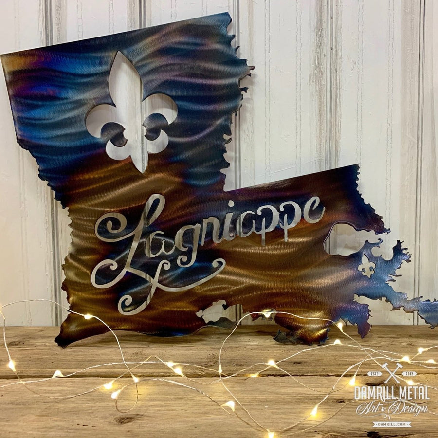 Lagniappe Louisiana Metal Art - Damrill Metal Sculpture