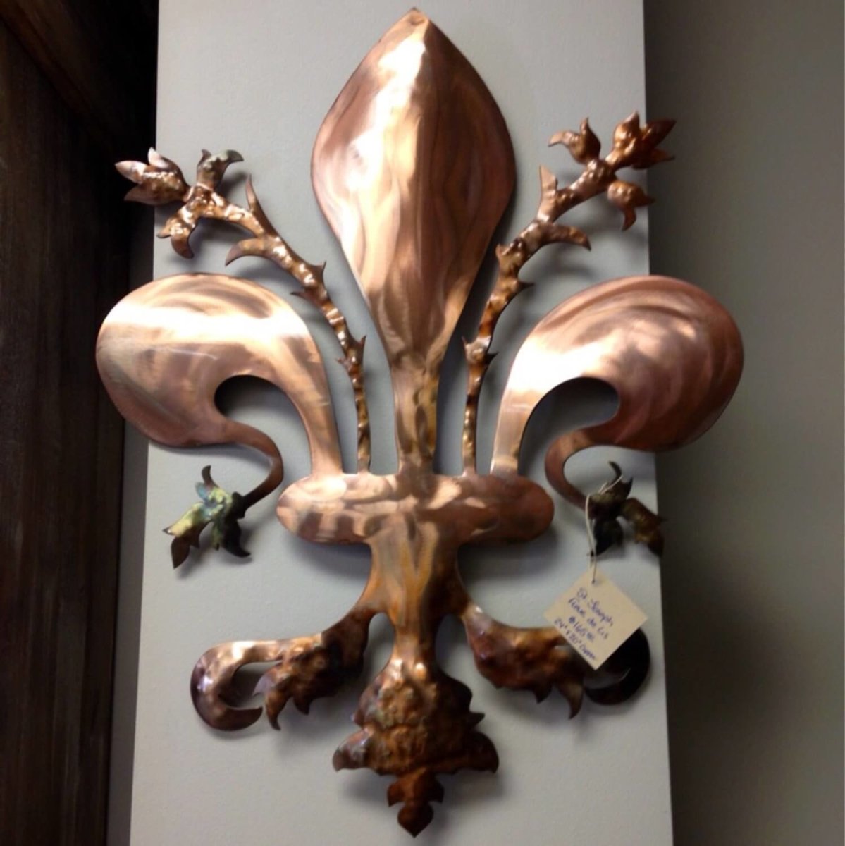 Metal Italian Fleur De Lis Wall Decor home - Damrill Metal Sculpture