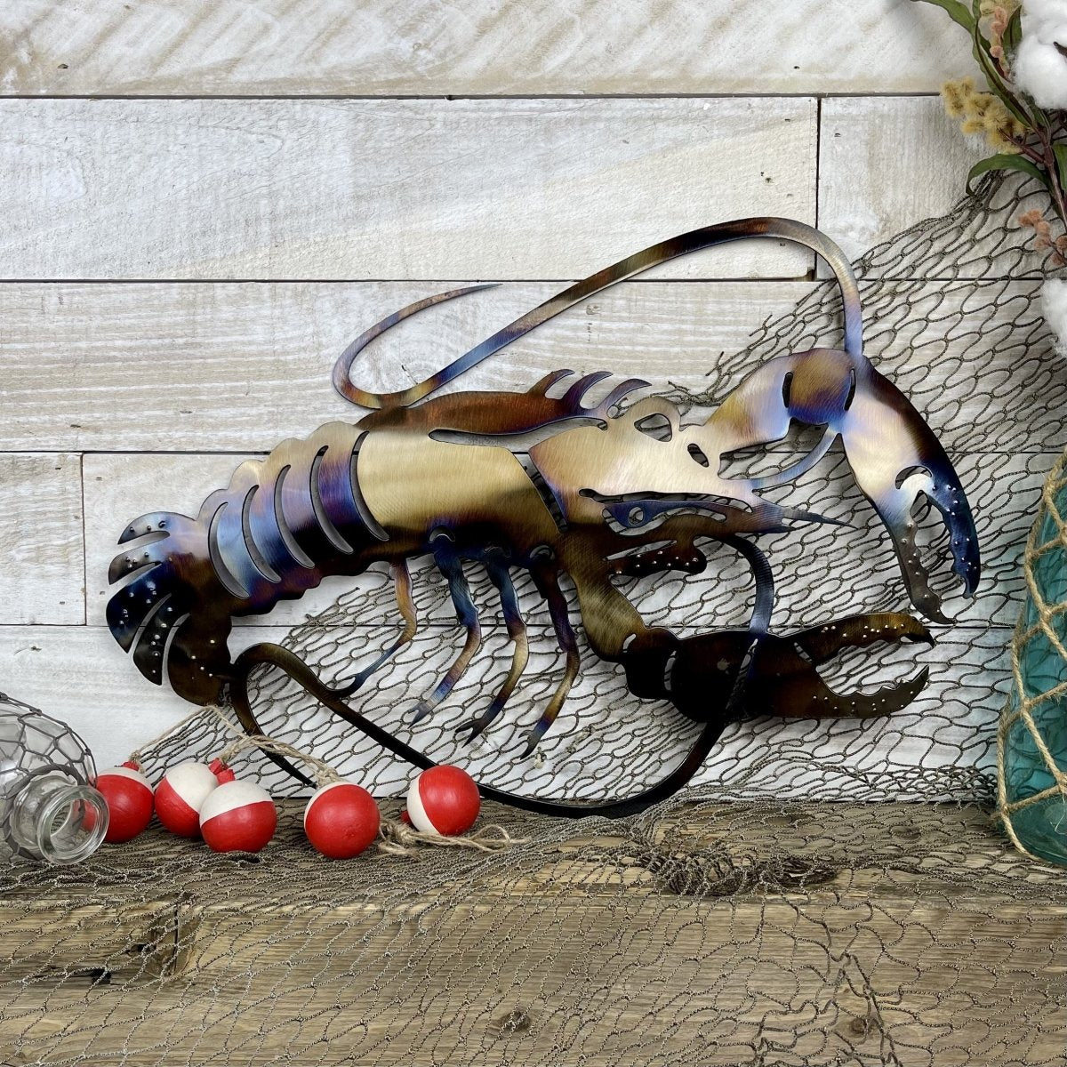 Rustic Crawfish Metal Wall Art - Damrill Metal Sculpture
