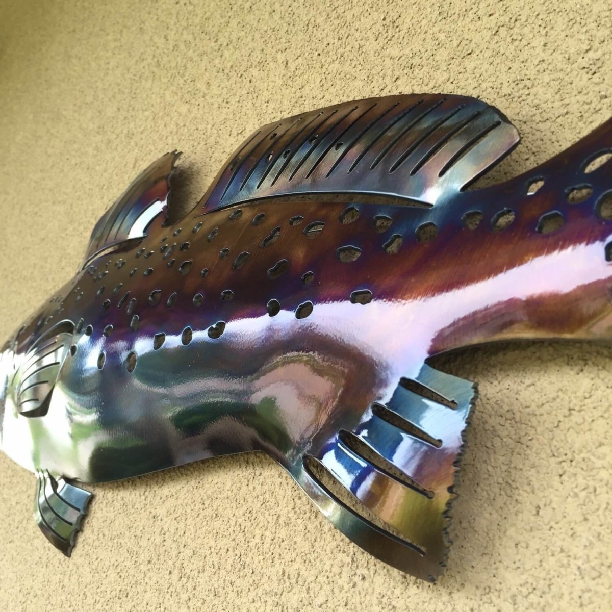 Speckled Trout Wall Art Metal fish - Damrill Metal Sculpture