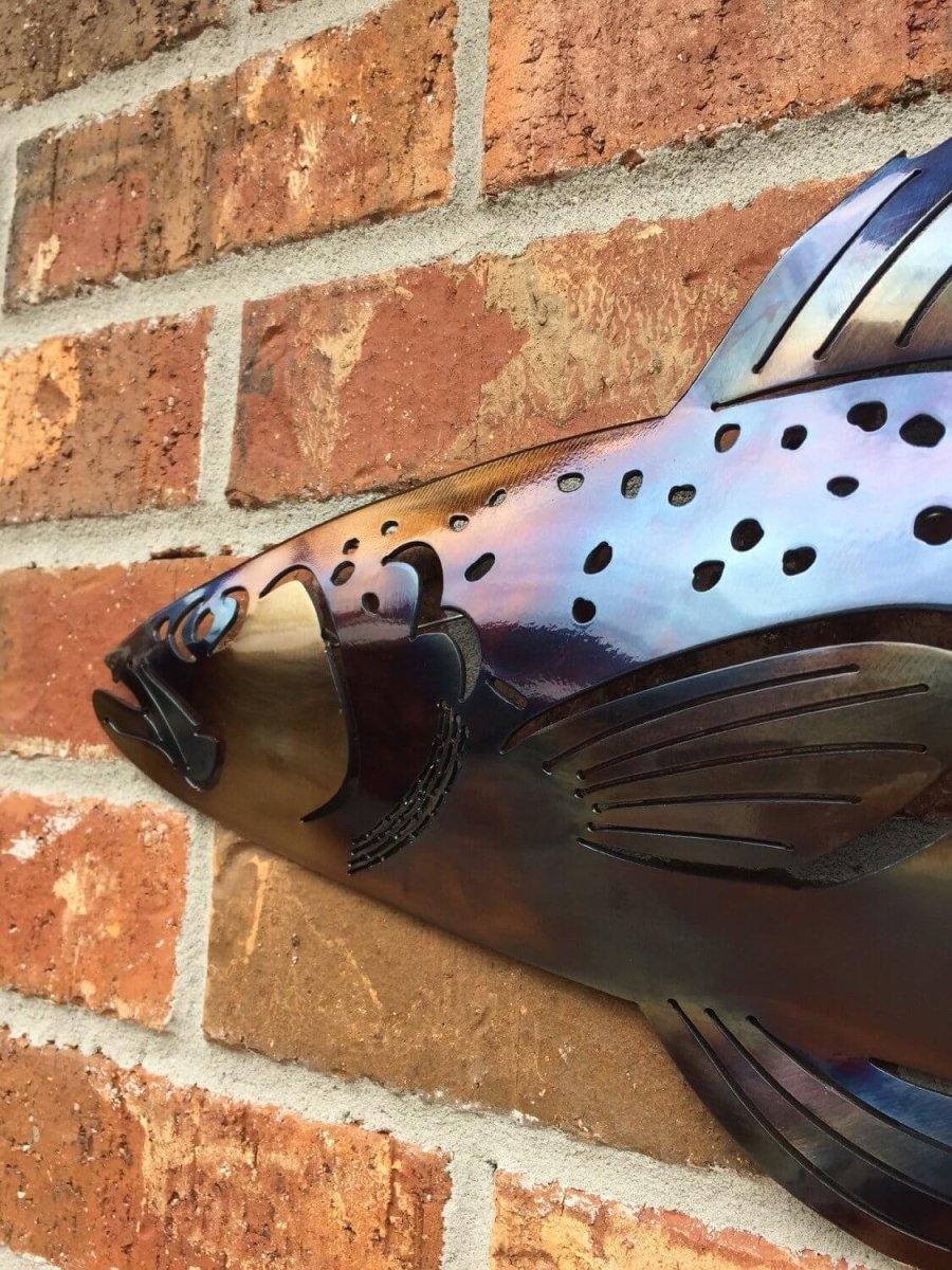 Speckled Trout Wall Art Metal fish - Damrill Metal Sculpture