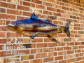 Yellowfin Tuna Metal Wall Art Man Cave Beach Decor Lake House Ocean Beach Decor Sculpture - Damrill Metal Sculpture